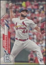 2020 Topps Series 2 Junior Fernandez Rookie Cardinals RC #615