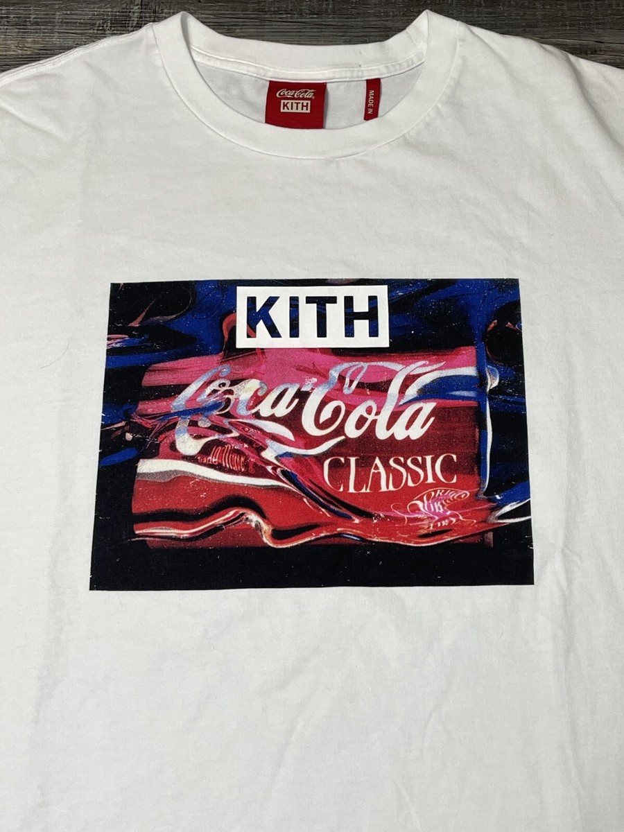 Kith x Coca Cola Soft Drink Water Graphic Shirt Size M RARE | eBay