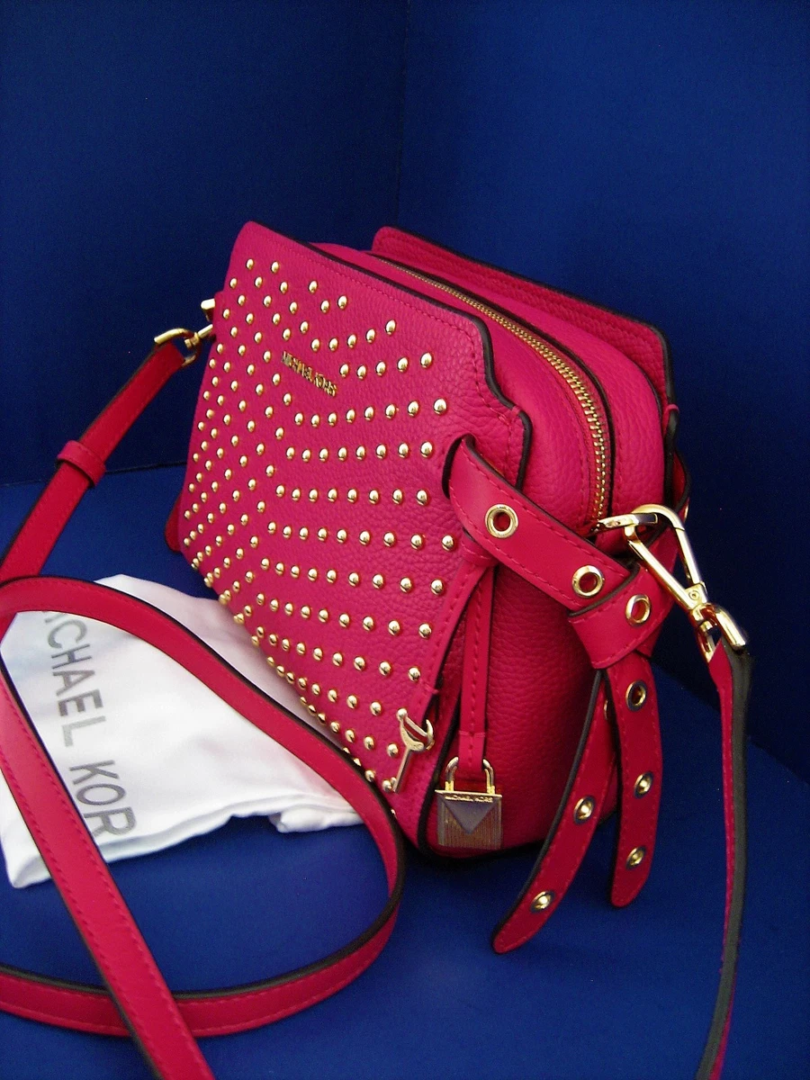 Michael kors bristol studded leather clearance satchel