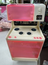 Vintage 1978 Mattel Barbie Dream House Pink Kitchen Stove Oven Microwave