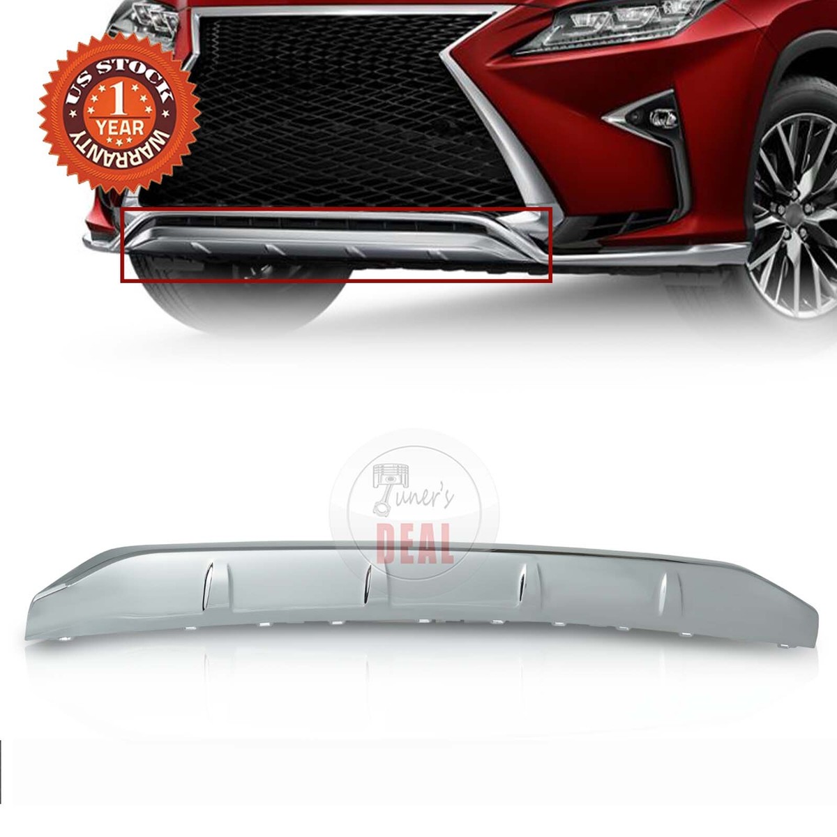 Front Lower Grille Trim Matte Molding 531220E070 For 2016-19 Lexus