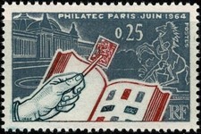 FRANCE 1963  EXPOSITION PHILATEC 1964  YT n° 1403 neuf ★★ luxe / MNH (A)