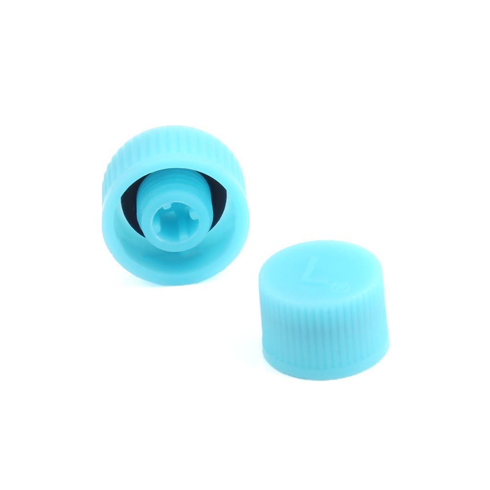 AC Port Caps Set - 2-Piece High & Low Pressure Charging Port Covers For Car Air Conditioning