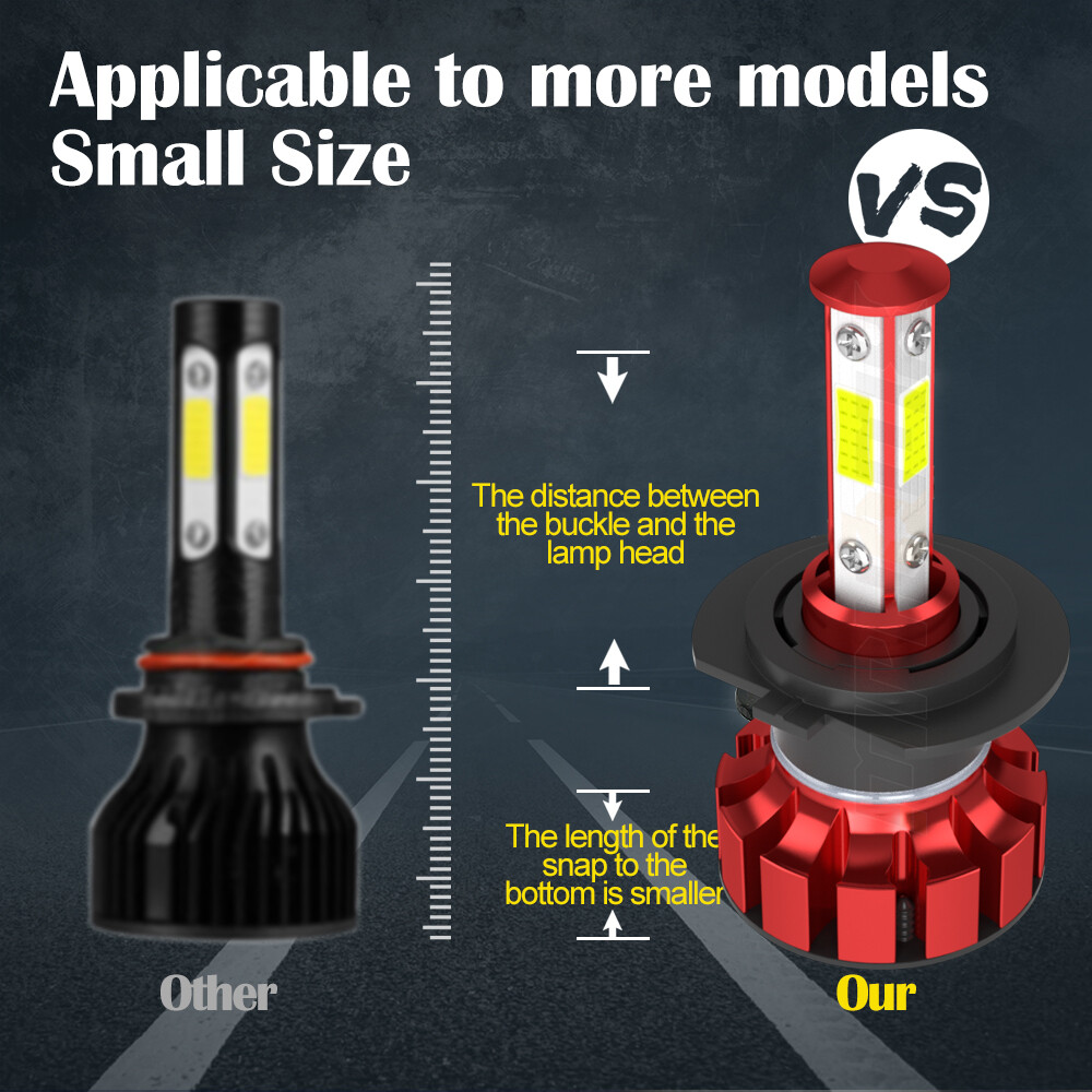 For Hyundai Veracruz 2007-2011 6X LED Headlight High Low + Fog Light ...