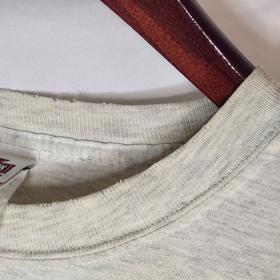 VTG Harley Davidson T Shirt Mens Sz XL Gray Pocket Eagle Jackson