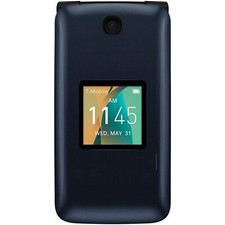 Alcatel Go Flip 4044W 4GB Blue T-Mobile 4G LTE GSM Flip Senior Cell Phone USED