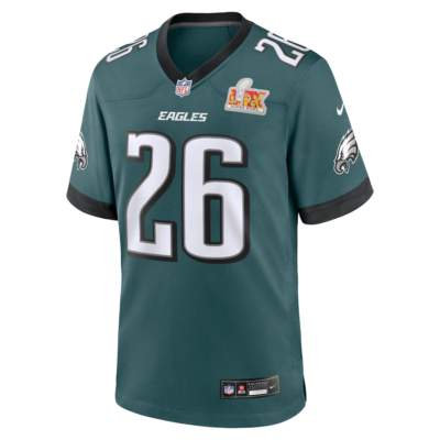 Philadelphia Eagles Saquon Barkley Super Bowl LIX 59 Jersey Nike