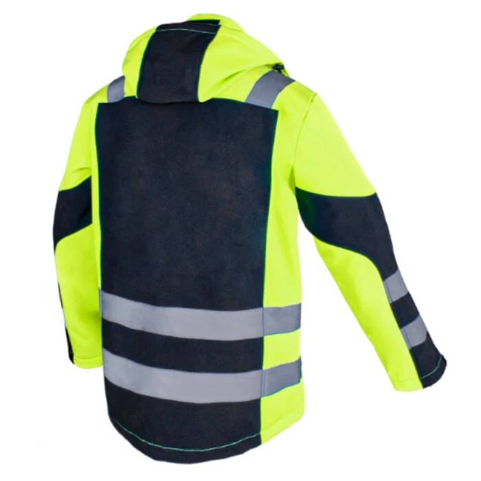 Softshelljacke Softshell Arbeitsjacke Berufsjacke Jacke Neon Gelb Gr. M - XXXL - Bild 2 von 2