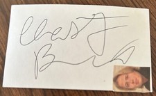 👀 Chastity Bono Becoming Chaz Signed Autograph 3x5 Index Card 👀