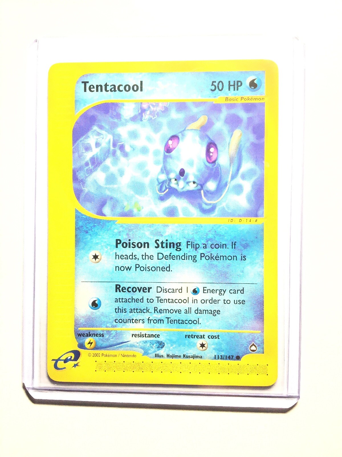 TENTACOOL - 113/147 - Aquapolis - Common - Pokemon Card - NM