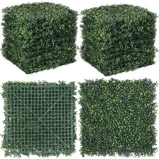 24pcs Artificial Boxwood Panels 20"X20" for Wedding Decor Privacy Fence Backdrop