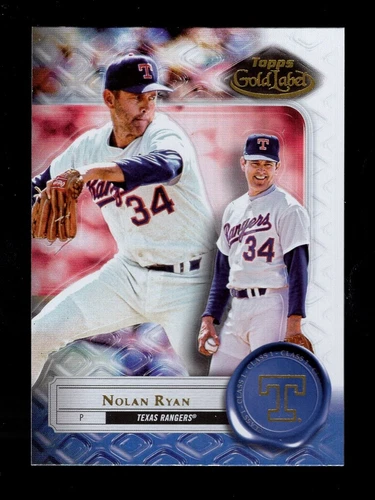 2022 TOPPS GOLD LABEL CLASS 1 #12 NOLAN RYAN RANGERS