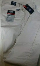 Chaps Men's Beige Straight Fit Chino Pants  Size 32 x 34 NWT