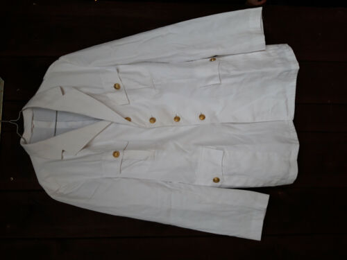 Esercito tedesco COT. Marina giacca uniforme giacca giacca marina bianca taglia S - XXXL - Foto 1 di 1