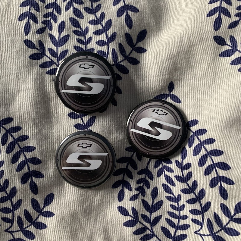 Set of 3 Chevy Chevrolet Promo Ad Buttons Pins Small Limited Edition Car Auto S