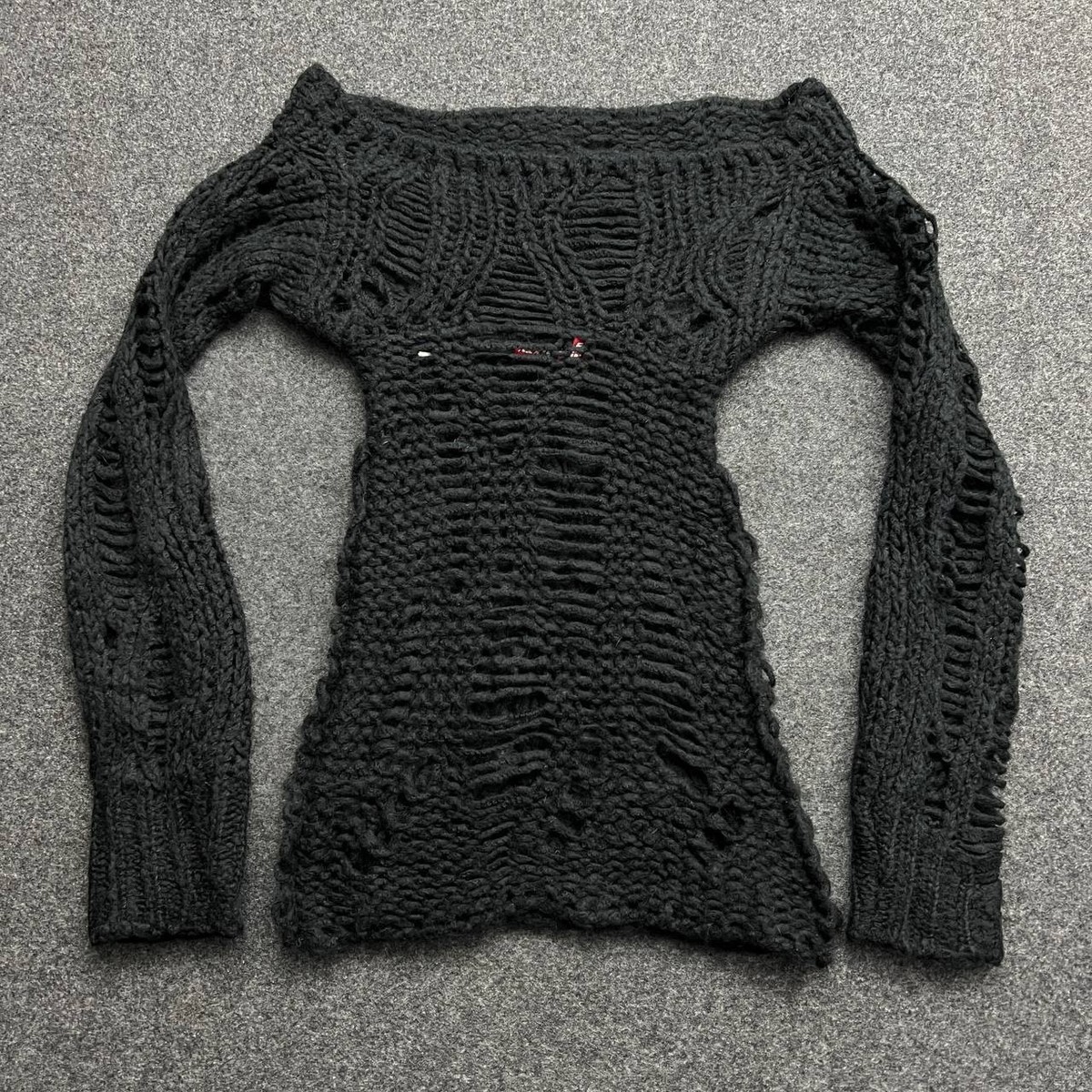Miss Sixty Women's Vintage Avant-Garde Knit Sweater Dress / Longline Top Size S