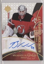 2018 Ultimate Collection 2008-09 Retro Rookies /175 Mackenzie Blackwood Auto 3xv