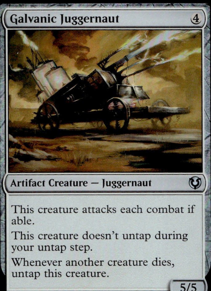 MTG Galvanic Juggernaut 200 CNS Conspiracy Foil NM Lucas Graciano