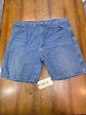Vintage Wrangler Jean Denim Shorts Carpenter Mens 44 X10 Inseam Med Wash 64WC2ZD