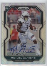 2020 Panini Prizm Rookie Silver Prizm Auto Michael Warren II #345 Auto 02fz