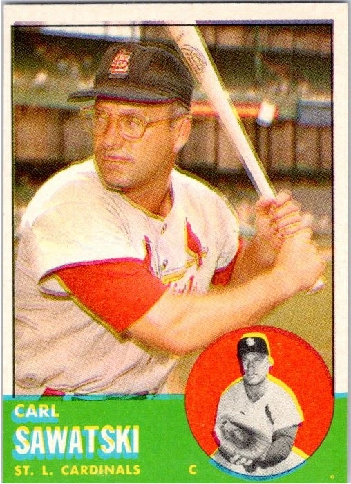 1963 Topps #267 Carl Sawatski 001
