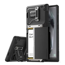 For Galaxy S24 Ultra Case VRS [Damda Glide DuoGuard] W/ Card Wallet & Kickstand