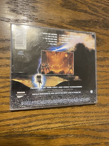 Thunder and Lightning by Thin Lizzy (CD Tested Heavy Metal Rare Oop Cold Sweat - Picture 2 of 10