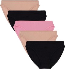 GapBody Women's 5-Pack Organic Cotton Stretch Bikini Panties 5pack