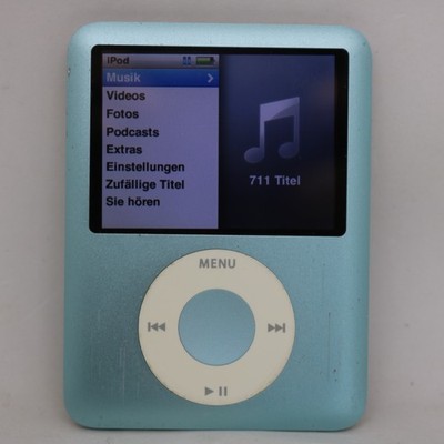 Apple iPod nano 3. Generation Türkis (8GB) MP3 Player / Gut / vom Händler