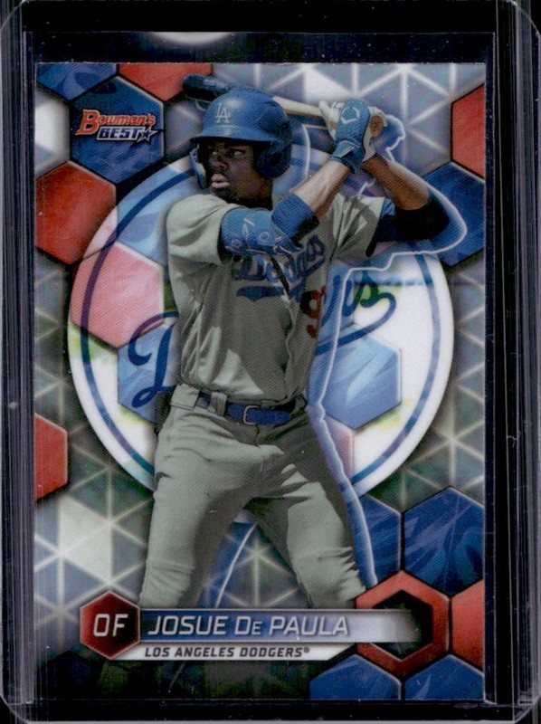 2023 Bowman's Best Josue De Paula Top Prospects Refractor #TP-17 Dodgers