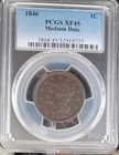 Photo of a 1846-P Large Cent from an eBay listing that sold on Jul 19, 2026