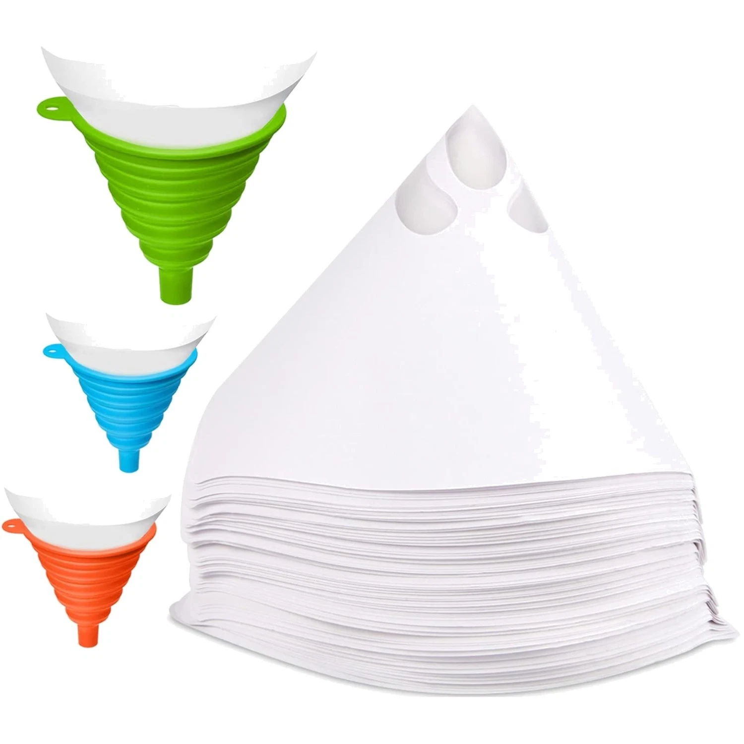 300 Pcs Paint Filter Strainers with 149 Micron Mesh & Silicone Funnels - Qual...
Opens in a new wind
