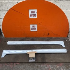 Vauxhall Corsa D Side Skirts Driver Passengers Pair Z474 White 5 Door 2006-2014