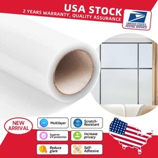 Frosted Glass Film Static Cling Office Bedroom Bathroom Home Window Tint