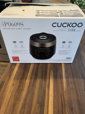 #ad Cuckoo CRP P0609S Electric Heating Pressure Rice Cooker Brown $89.99