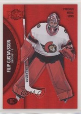 2021-22 Skybox Metal Universe Rookies PMG Red 54/100 Filip Gustavsson #159 0y85