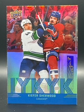 2025-26 UD Series 2 Kiefer Sherwood IYKYK #IYKYK-12 Vancouver Canucks