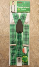 Irish Costume Suspenders w/ Buttons St Patrick's