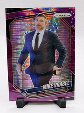2025 Mike Vrabel Purple Pulsar Panini Prizm New England Patriots