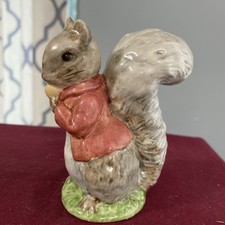 Beatrix Potter's Squirrel Timmy Tiptoes Co 1948 Beswick England Grey Figurine