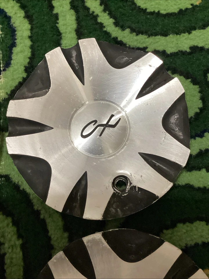 TAPA CENTRAL RUEDA MECANIZADA NEGRA CROMO XPRESSIONS CX P#567L158-BAL 1 pieza Foto 3 de 4