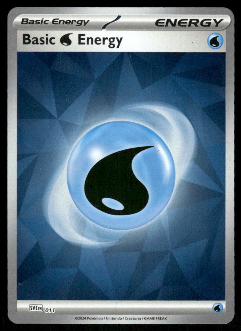Basic Water Energy 011 - Scarlet & Violet Energies - Holo NM