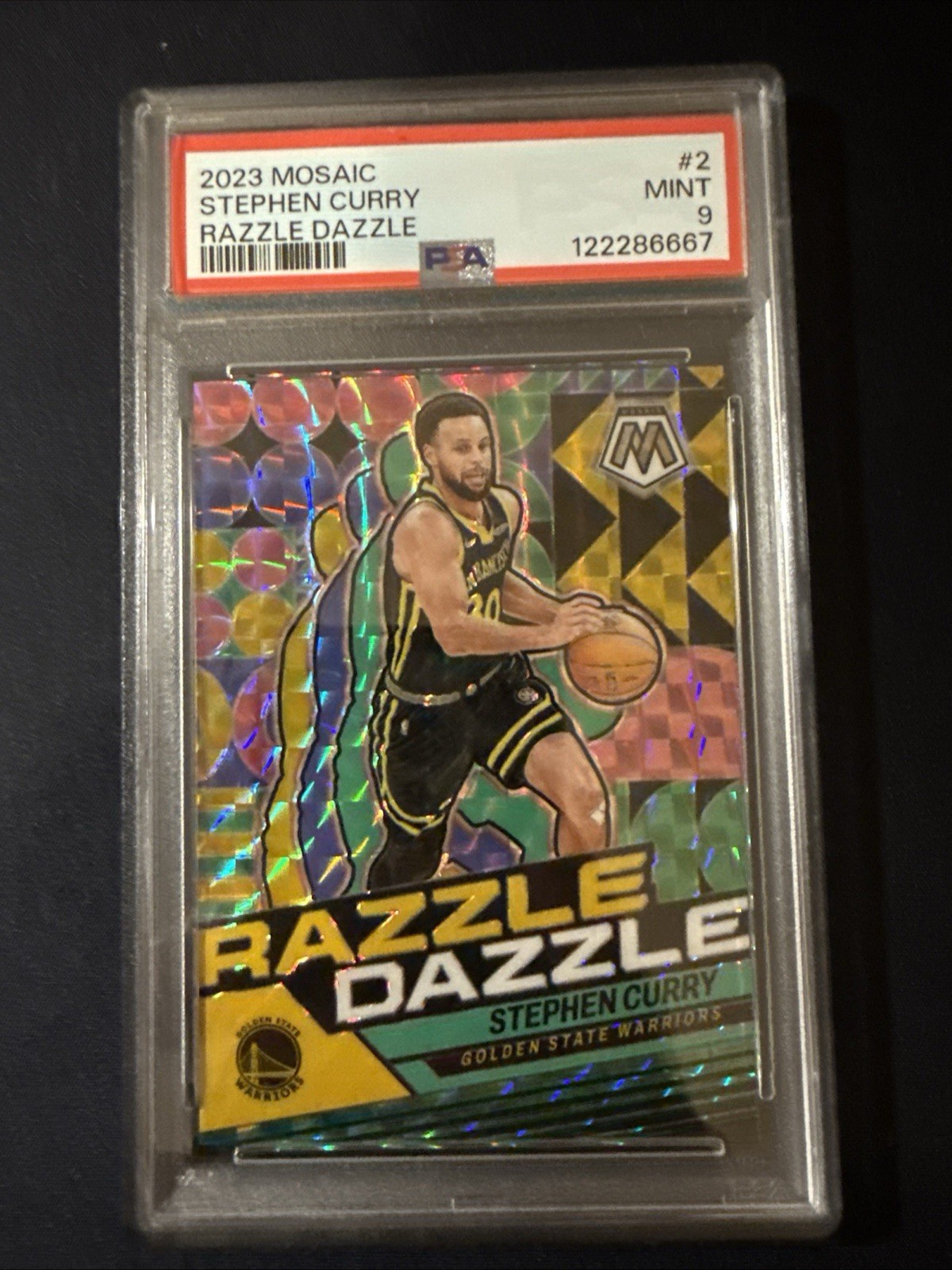 2023-24 Panini Mosaic - Razzle Dazzle Stephen Curry #2