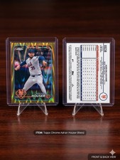 2024 Topps Adrian Houser Yellow RayWave Refractor 1/50