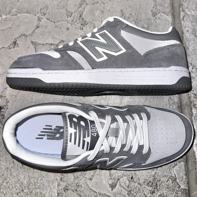 2023 New Balance 480 v1 Arctic Gray Suede Shoes Sneakers 7.5 D Men / 9 D Womens