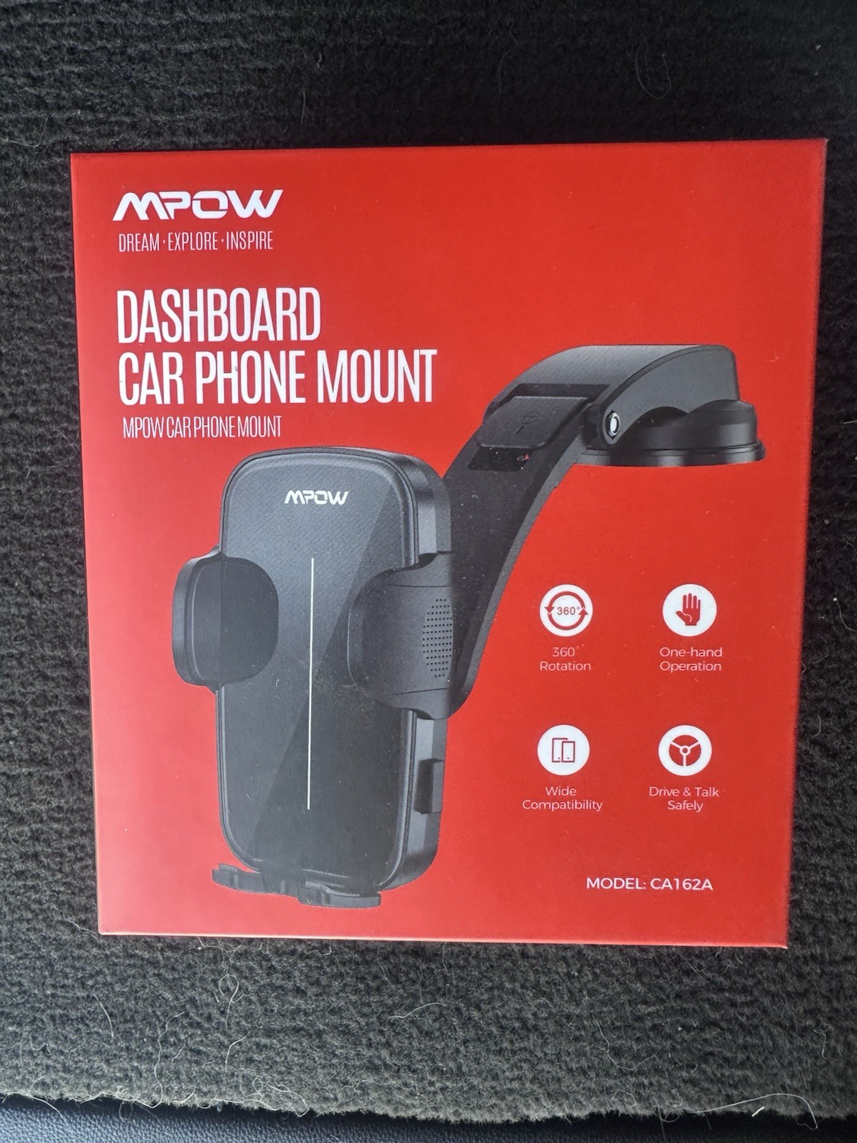 Mpow Car Air Vent Mount Cell Phone Holder Dock w/ Stable Cli