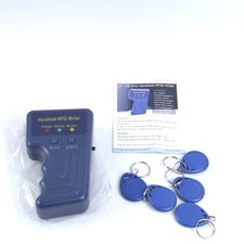 Handheld RFID Card Copier ID Key Reader Writer 125KHZ Duplicator Cloner 5 Tags