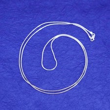 30  , 1.6mm, vintage Sterling silver handmade necklace, 925 box chain