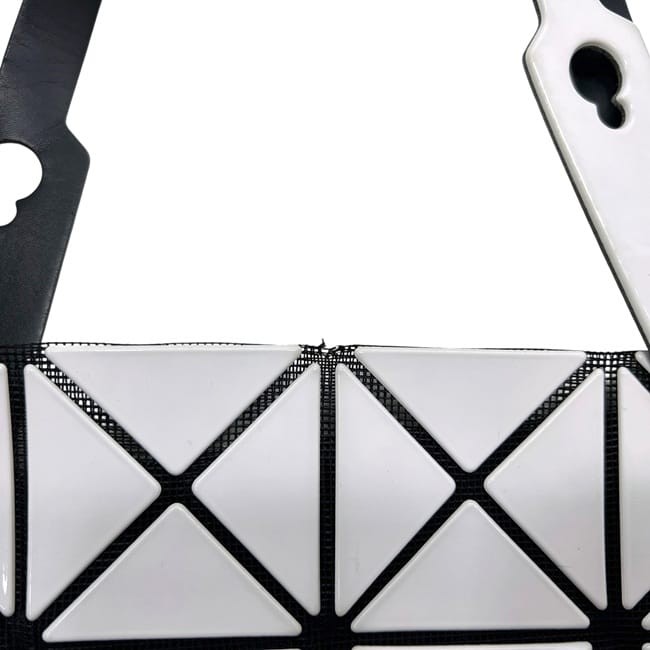 Bao Bao Issey Miyake Tote Bag, White, BB53-AG053, PVC Leather