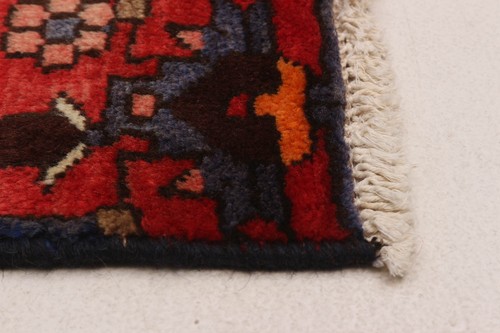 Vintage Hand-knotted Runner Rug 3'5" x 8'11" Traditional Wool Carpet - Picture 5 of 9